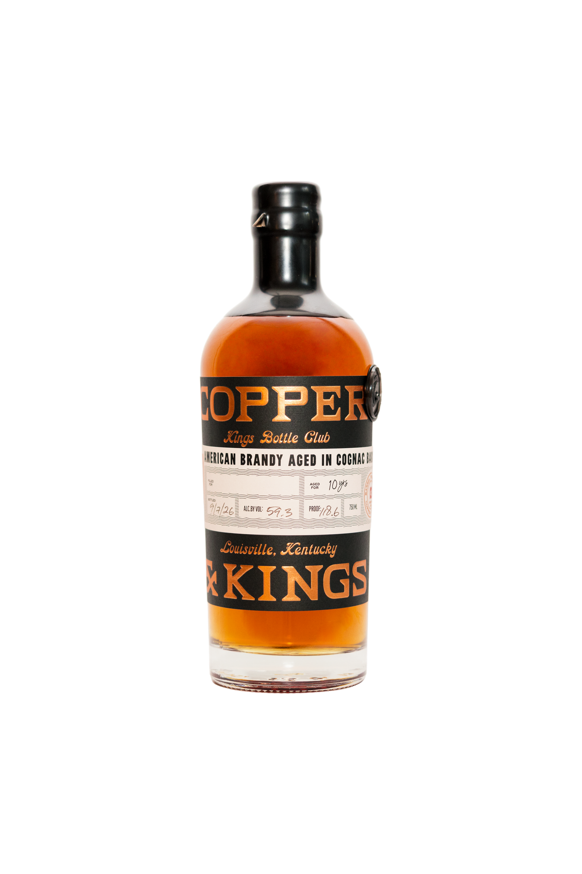 KBC Release #1: 10 Year American Brandy - Aged in a Cognac Barrel